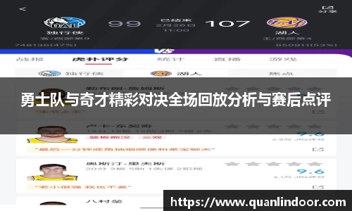 勇士队与奇才精彩对决全场回放分析与赛后点评